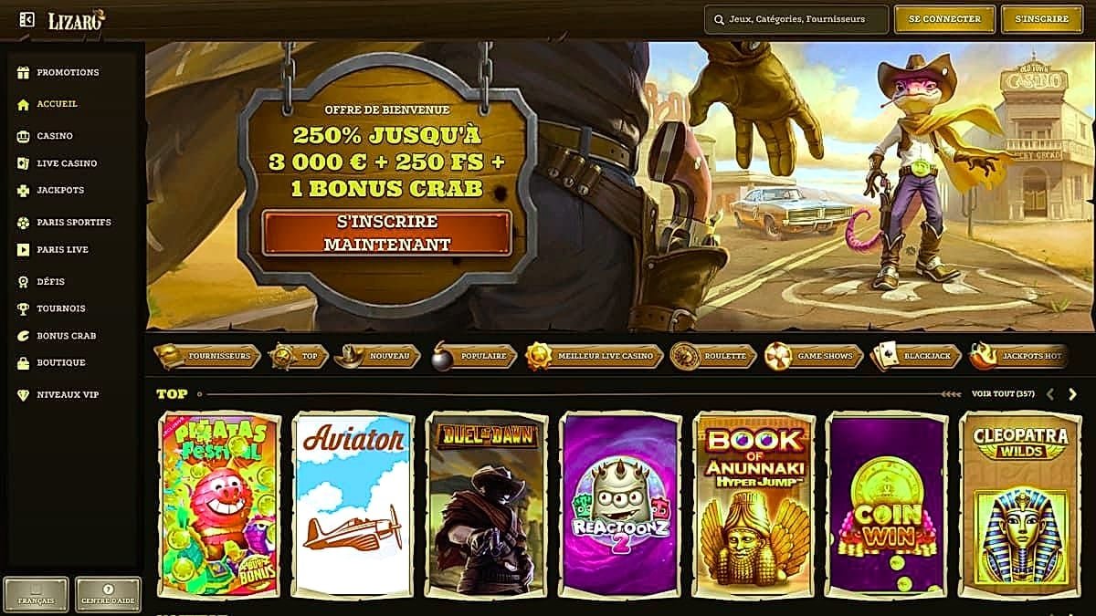 Lizaro Casino programme de fidélité