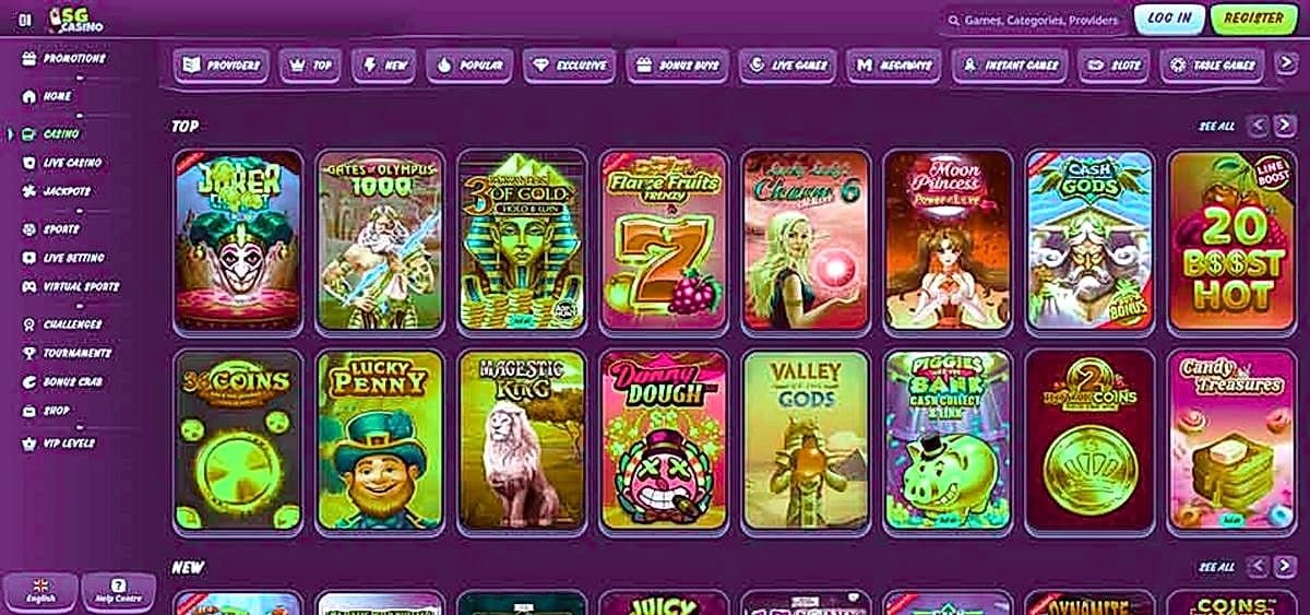 SG Casino service client