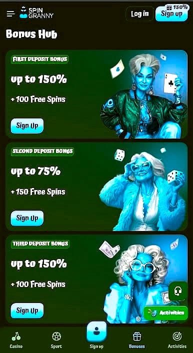 SpinGranny temps de retrait – Comparaison des délais SpinGranny avec d'autres casinos