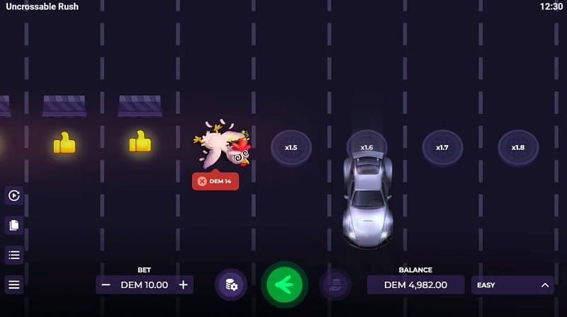 Uncrossable Rush comment jouer ? – Étape 4 - Le cashout dans Uncrossable Rush