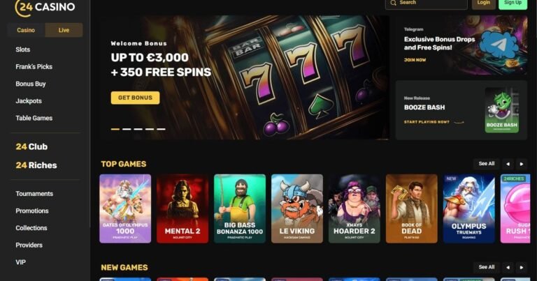 24 Casino conditions de mise du bonus
